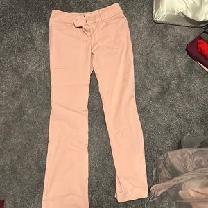 Light pink work pants